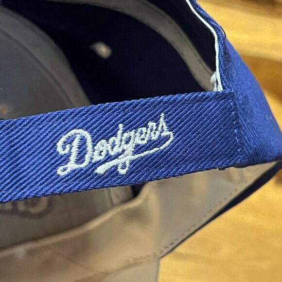 LA Dodgers 5 Time World Series Champions Hat Embroidered Blue Adjustable Cap - Picture 6 of 9